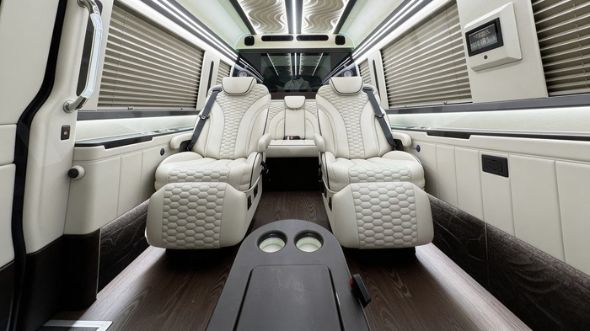 8 passenger sprinter van interior allen