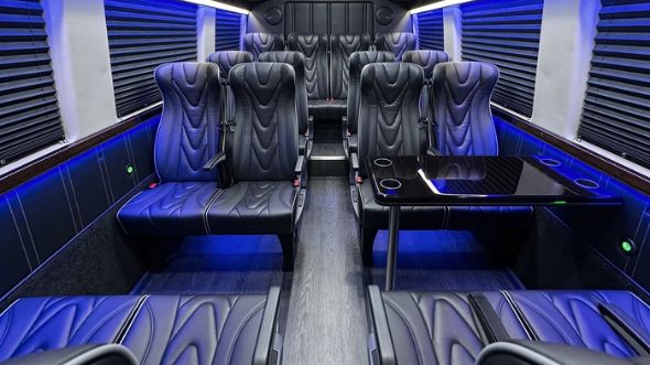 allen 20 passenger sprinter van interior