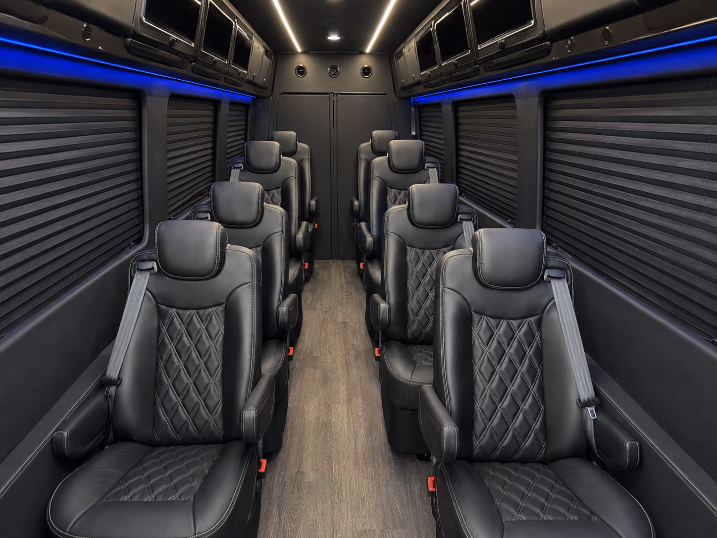 8 passenger sprinter van inside