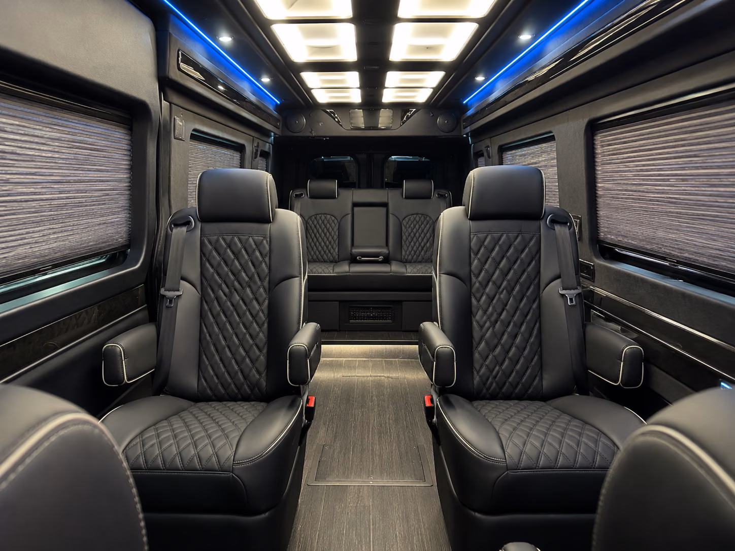 allen 10 passenger sprinter van inside