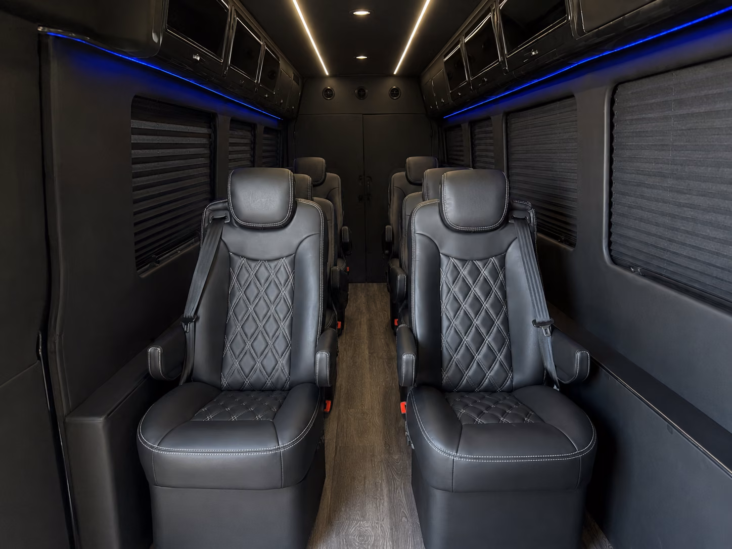 allen 12 passenger sprinter van inside