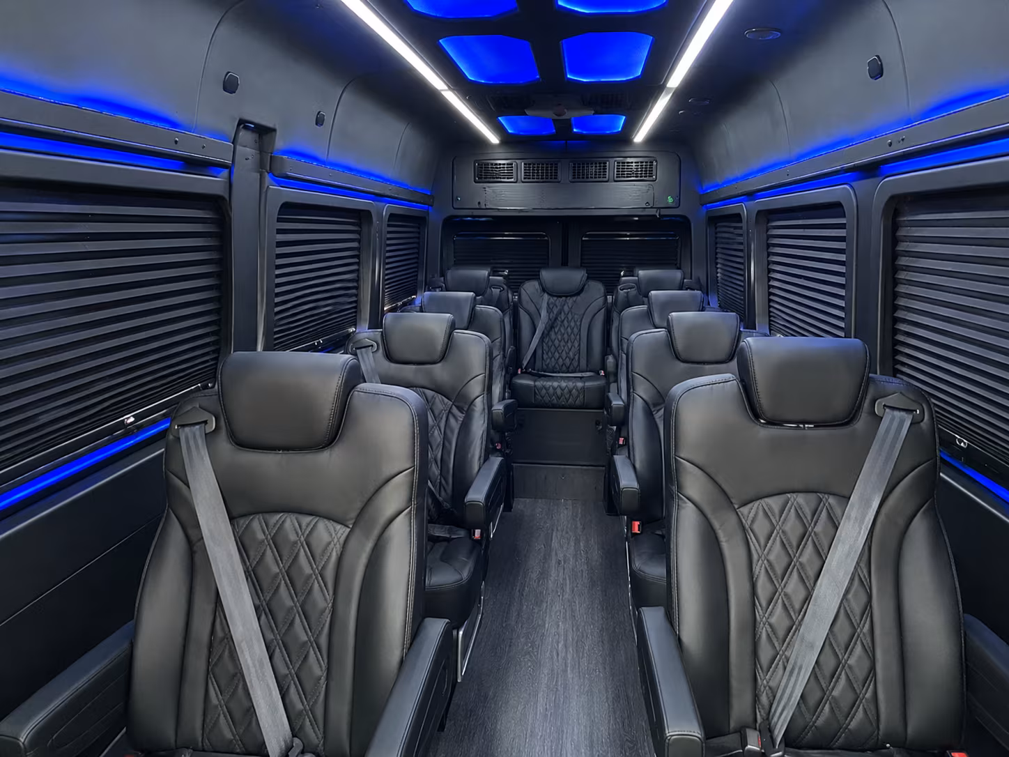 allen 12 passenger sprinter van interior