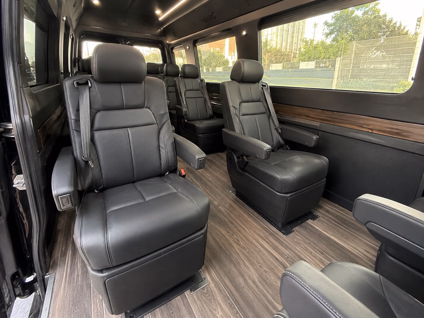 allen 15 passenger sprinter van interior